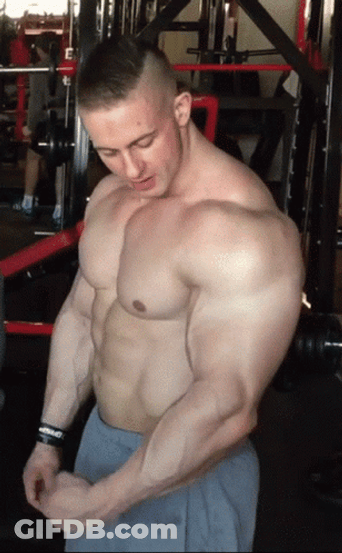 Flexing Straight Arm Pulldown GIF