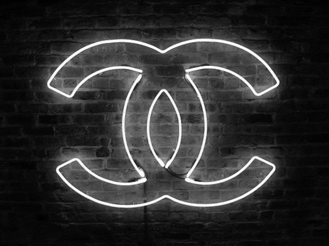 Flickering Chanel Logo GIF