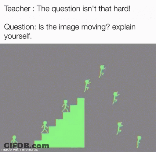 Flickering Endless Stair Optical Illusions GIF
