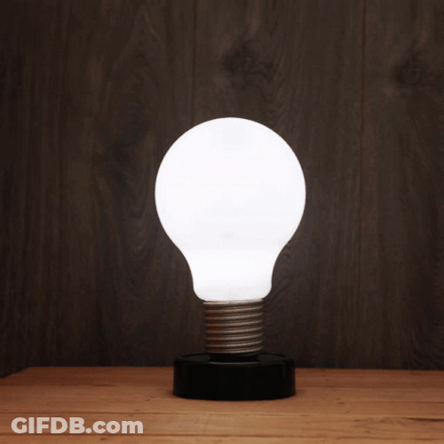Flickering Light Bulb Flash GIF