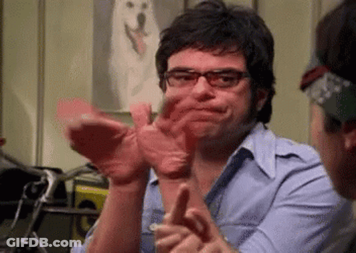 Flight Of The Conchords Butterfly Hands GIF
