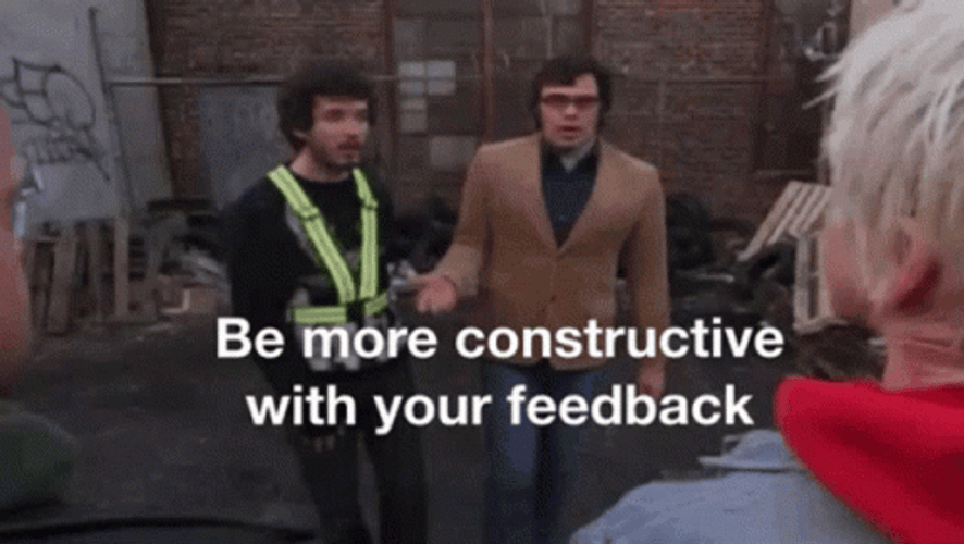Flight Of The Conchords Constructive Feedback GIF