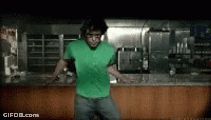 Flight Of The Conchords Counter Dance GIF