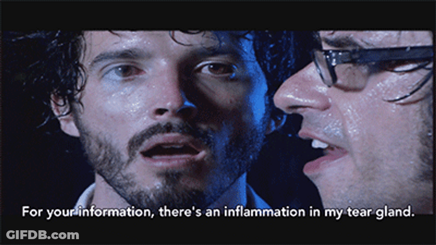 Flight Of The Conchords Crying In The Rain GIF