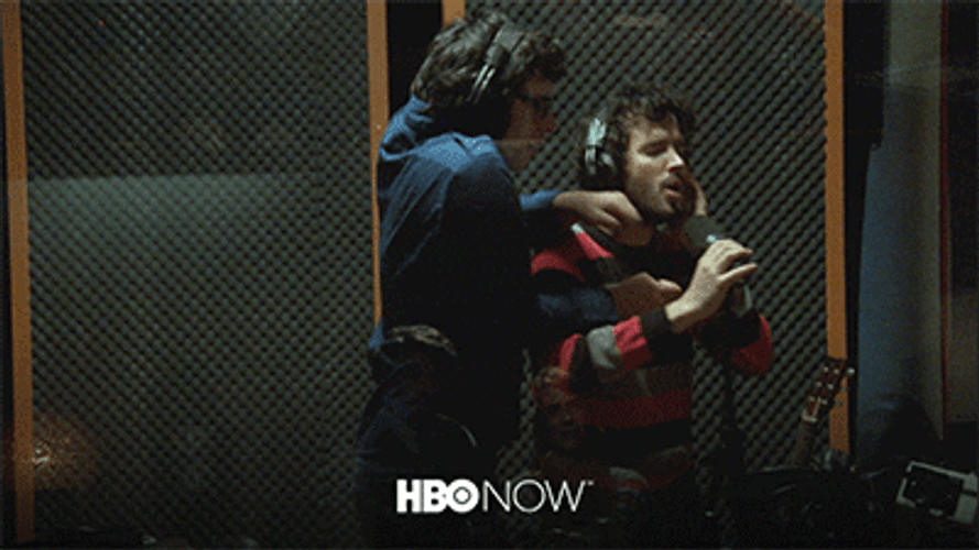 Flight Of The Conchords Mic Fight GIF