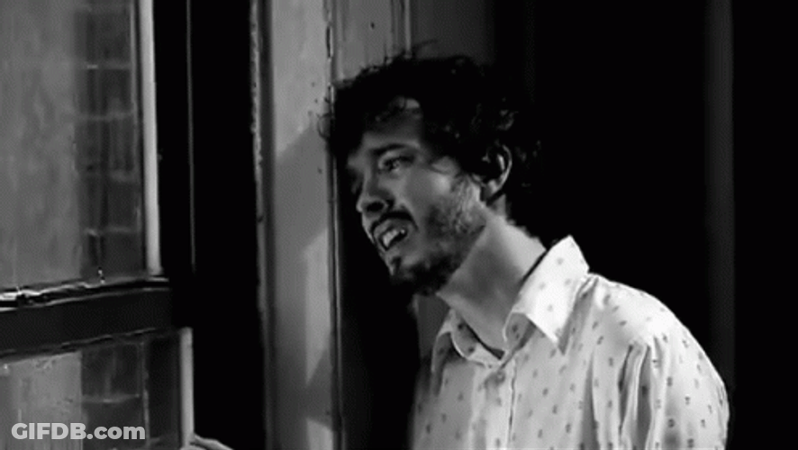 Flight Of The Conchords Sad In Rain GIF