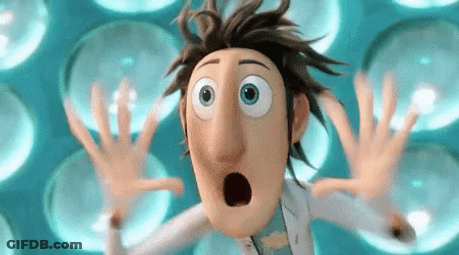 Flint Lockwood Jaw Drop GIF