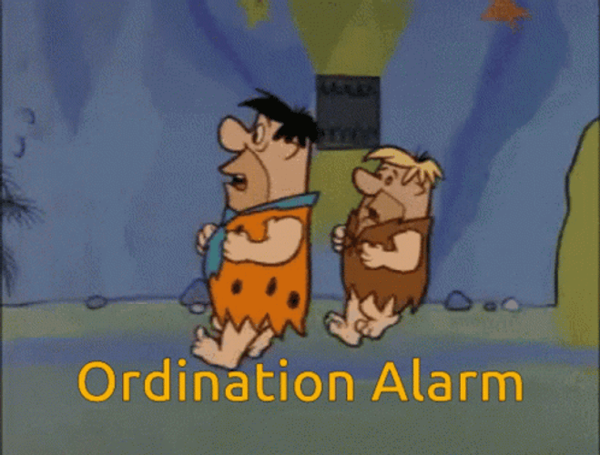 Flintstone Fred & Barney Rubble Running Cartoon GIF