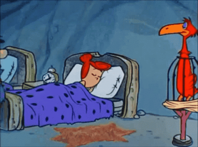 Flintstone Fred Drowsy GIF