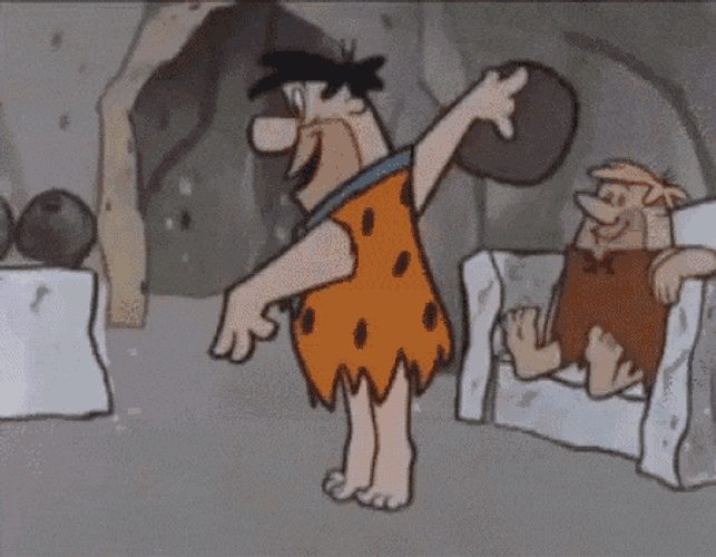 Flintstones Bowling GIF
