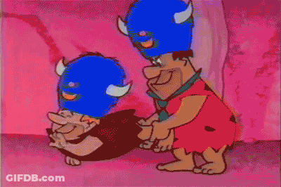 Flintstones In Masks GIF