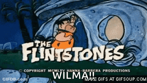 Flintstones Logo GIF