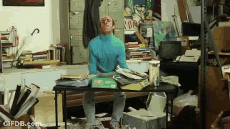 Flip Table Big Throw GIF