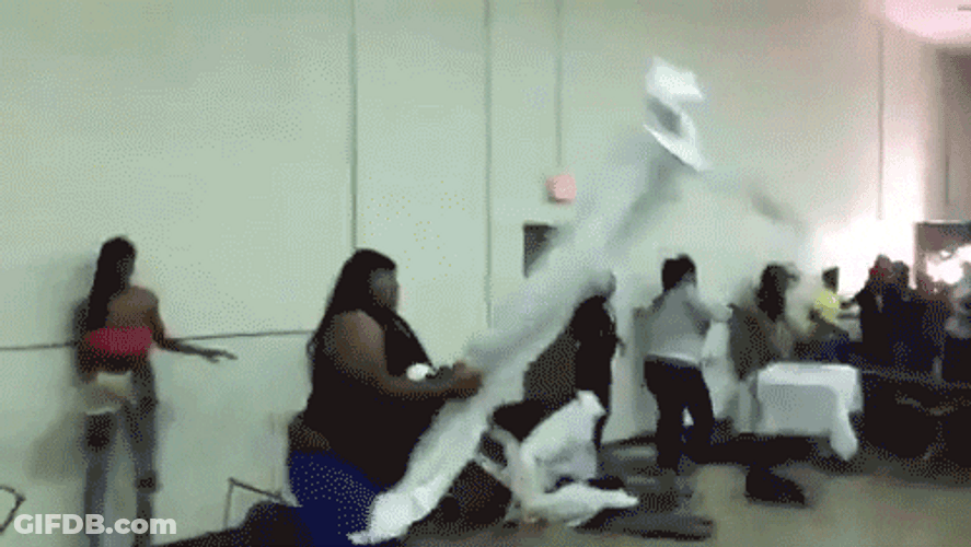 Flip Table Crazy Throw GIF
