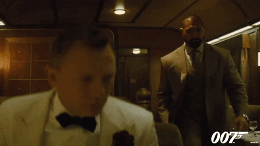 Flip Table James Bond 007 GIF