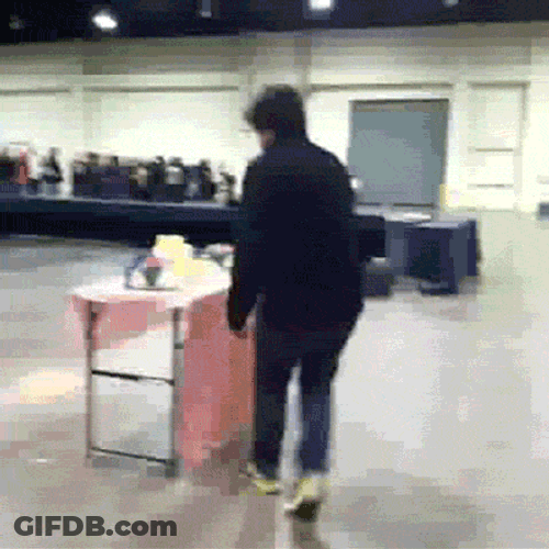 Flip Table Rage GIF