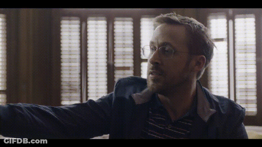 Flip Table Ryan Gosling GIF