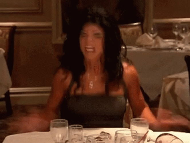 Flip Table Teresa Giudice GIF