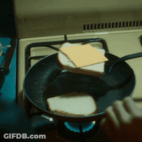 Flipping Bread Cook GIF