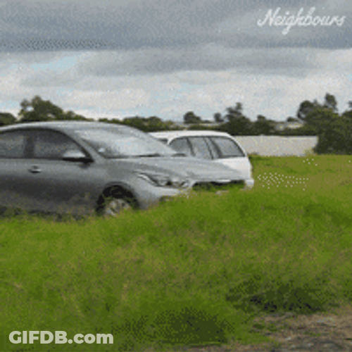 Flipping Over Car Crash GIF