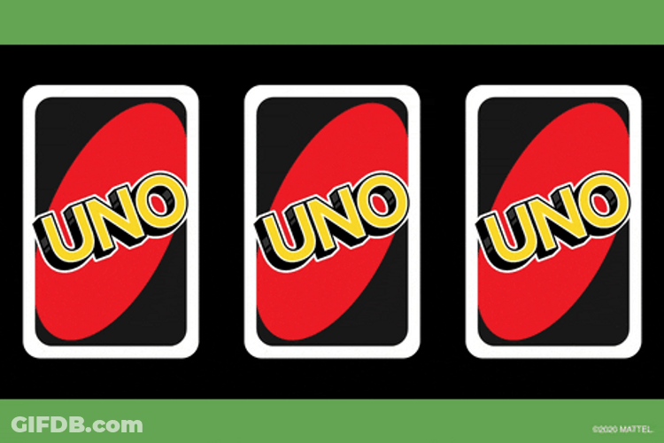 Flipping Over Uno Reverse Card GIF