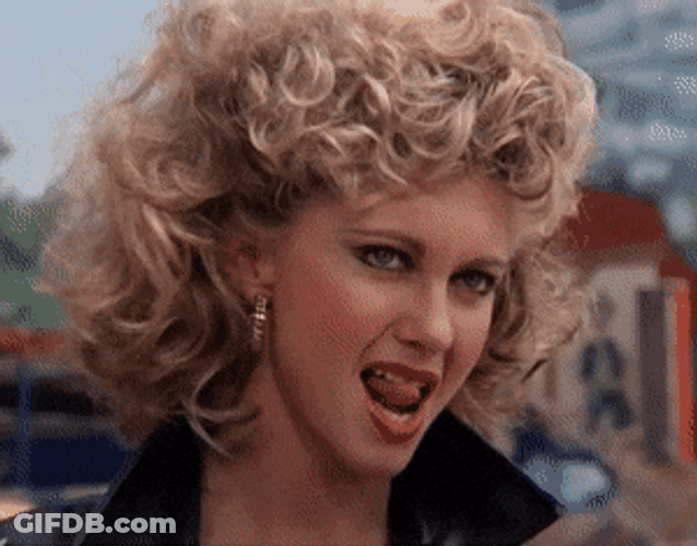 Flirt Vintage Woman Tongue Out GIF