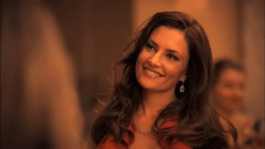 Flirting Lip Bite Stare GIF