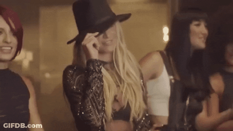 Flirty Britney Spears GIF