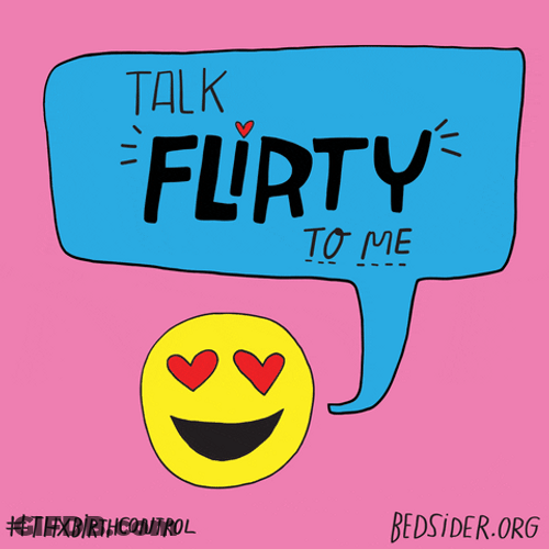 Flirty Heart Eyes GIF