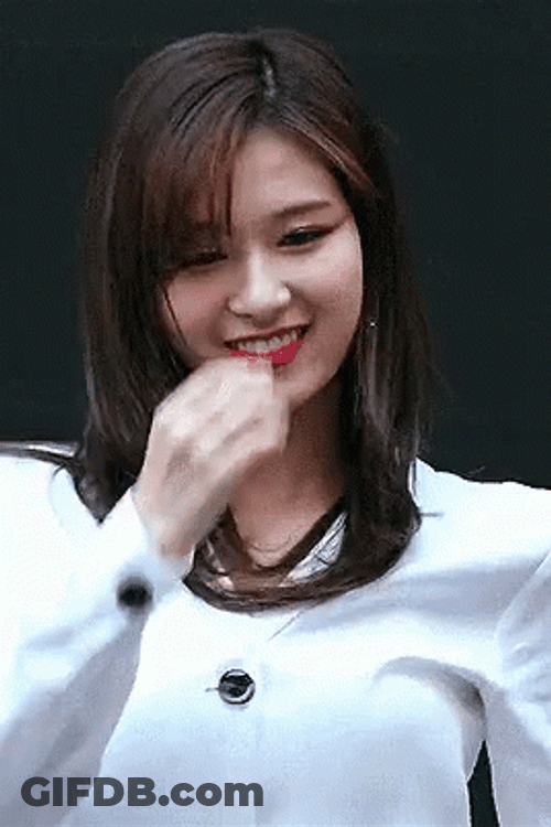 Flirty Japanese Singer Sana GIF