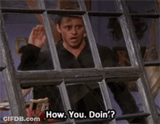 Flirty Matt Leblanc How You Doin GIF