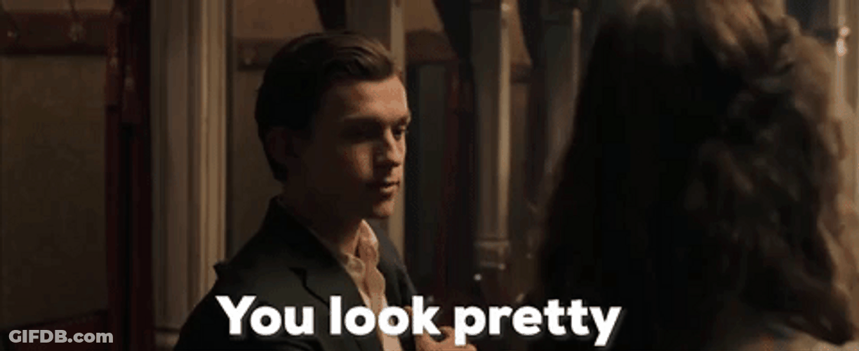 Flirty Spider-Man You Look Pretty GIF