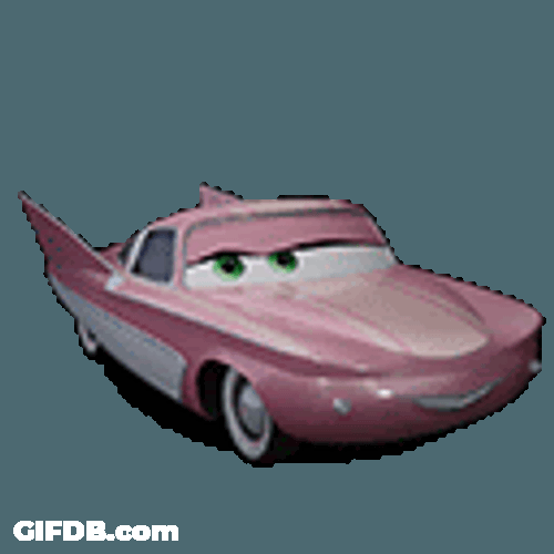 Flo - Chic Cherry Flo Cars Sticker GIF