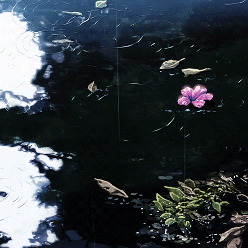 Floating Flower Aesthetic PFP GIF