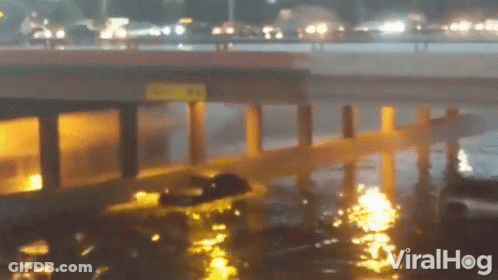 Flooded Area Viralhog GIF