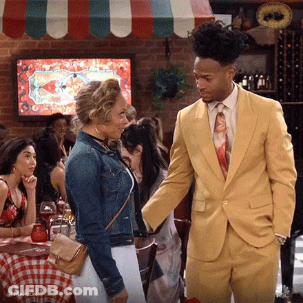 Flooded Dining Room Saying Sweep Me That Floor Baby GIF