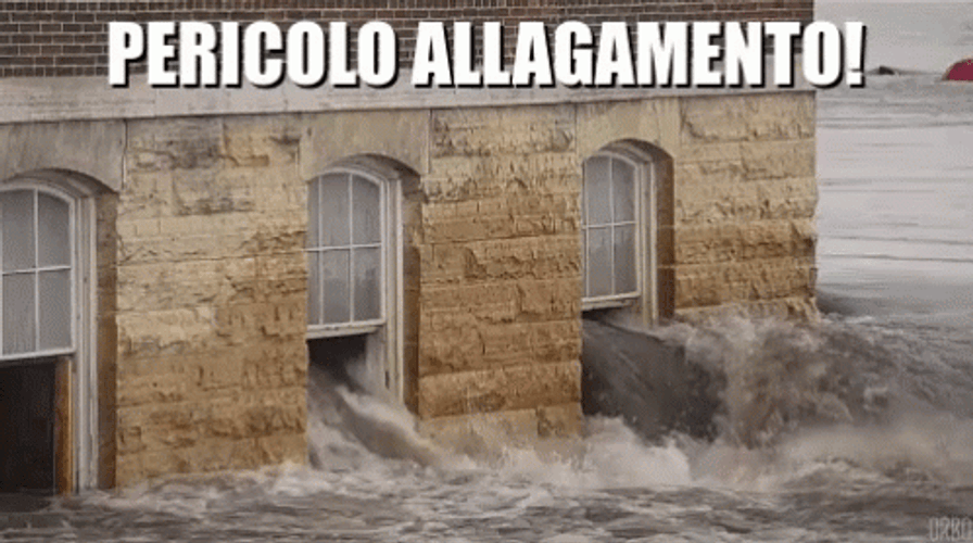 Flooding Coming Out Of The Window GIF
