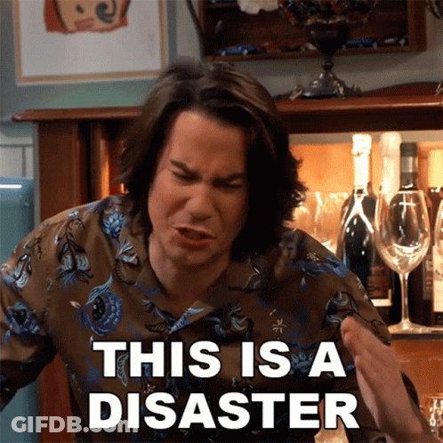 Floral Shirt Man Says This Is A Disaster GIF