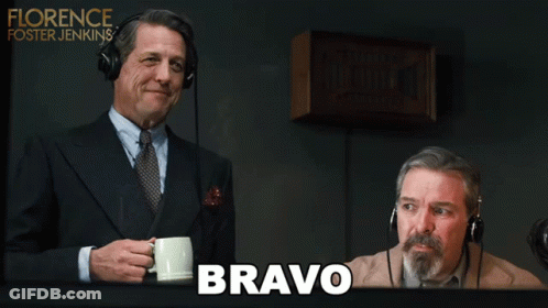 Florence Foster Jenkins Poster Two Men GIF