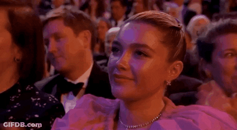 Florence Pugh Clapping GIF