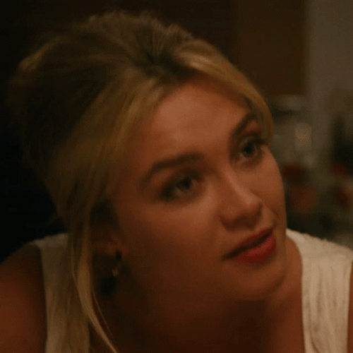 Florence Pugh Shocked Alice GIF