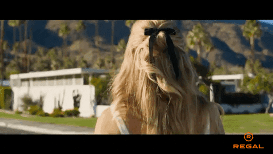 Florence Pugh Turn Around Reaction Regal GIF