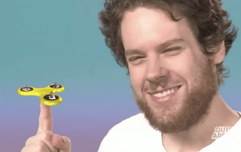 Florentin Will Playing Fidget Spinner GIF