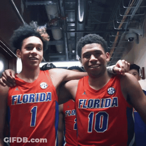Florida Gators Happy Players GIF