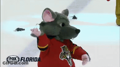 Florida Panthers Mascot On Fox Sports Ad GIF