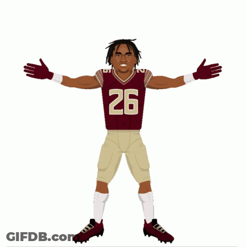 Florida State Animated Colorful Celebration GIF