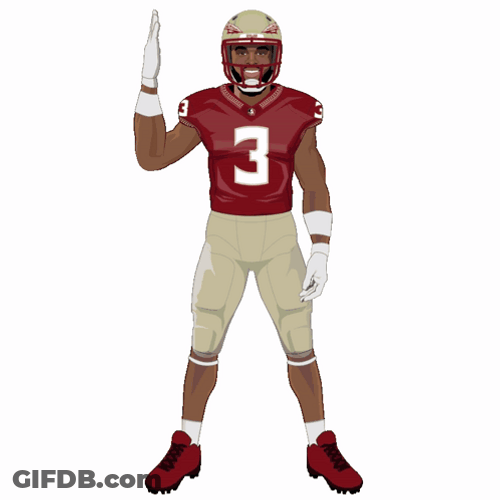 Florida State Animated Hand Chopping GIF