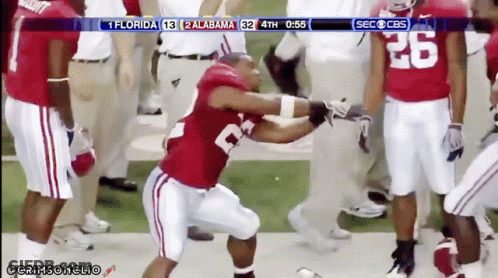 Florida Vs Alabama Football Game GIF