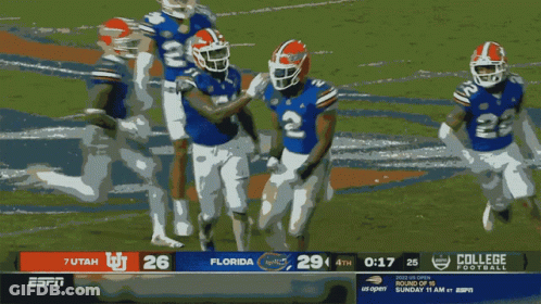 Florida Vs Utah Football Game On ESPN GIF
