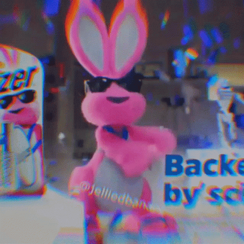 Floss Dance Energizer Bunny GIF